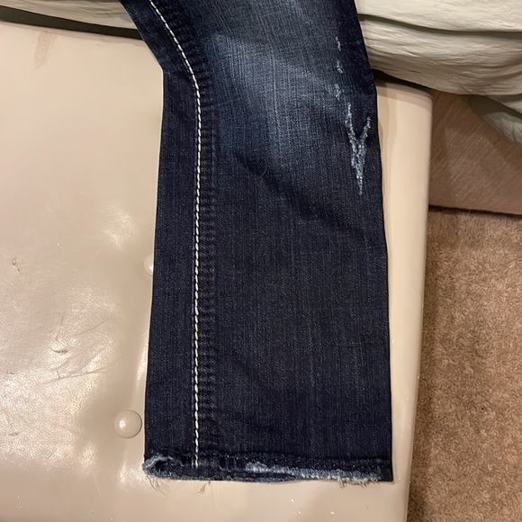 Rock Revival Denim Jeans Sz 29 stephanie easy capri - Picture 8 of 10